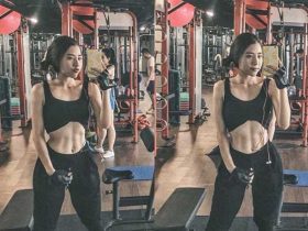 Hotgirl phòng gym trần bích hạnh lột xác nhờ chăm chỉ tạp luyện